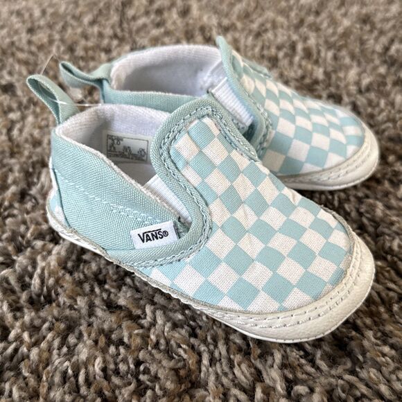 Baby Crib Vans Slip On Size 3C Shoes - Picture 2 of 6